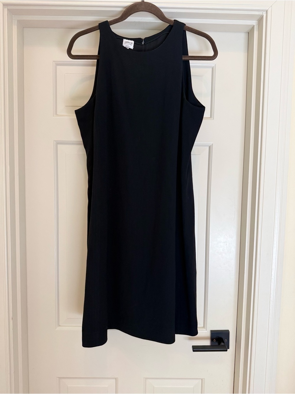 Vintage, 90s Designer Black Sleeveless Dress